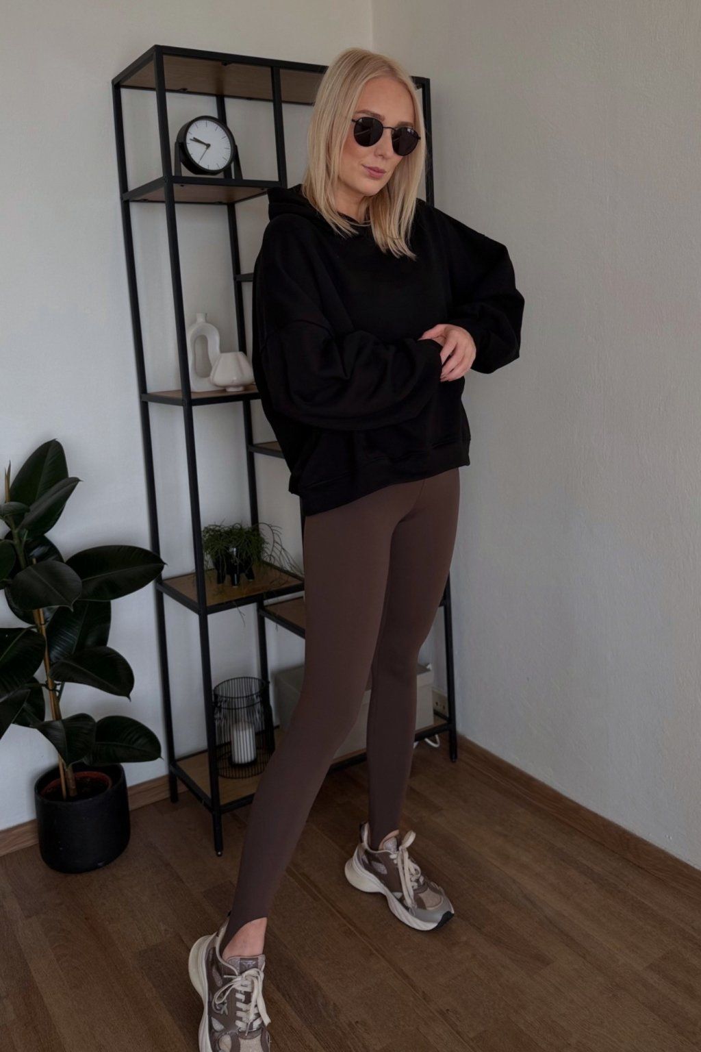 Elastické legíny Sára pod kalhoty do mrazu