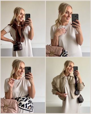 Jedny šaty – nekonečně možností ✨ Jednoduchý střih, úžasný materiál a hned čtyři různé kombinace. A víte co? Těch možností...