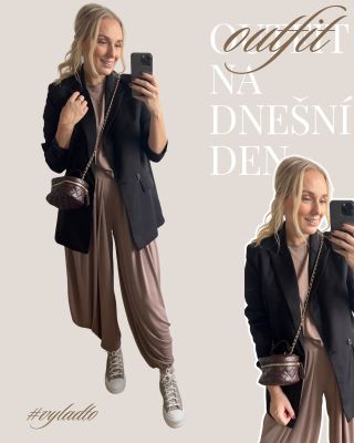 ✨ Outfit na dnešní den ✨ Jednoduchý, pohodlný a přesto elegantní – přesně takové kousky miluju. Tento komplet najdeš na...